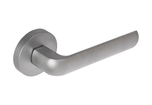 GAMET NARIF DH19-26J-G8 Door Handle Set Round Rose Satin Chrome Split Design