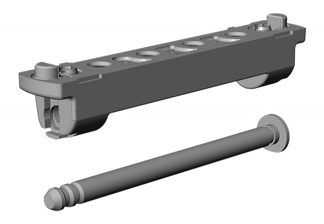 Winkhaus activPilot Concept SL.KS.3-6 Surface Hinge 100kg DIN Left/Right 2844434 Zinc-Coated
