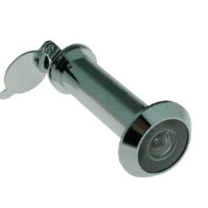 Uksesilm 70-110 mm, läbimõõt 16 mm läikiv kroom + kate