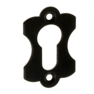 Võtmeava kate eurosüdamikule, 60 x 38 mm, must