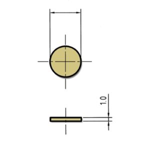 ABLOY kõrguse reguleerimise seib hingedele 8,5×1,0mm