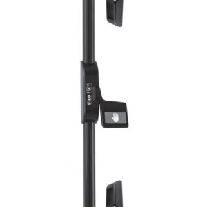 Paanikariiv vajutatav pealepandav suure riiviga kuni 2265mm, must