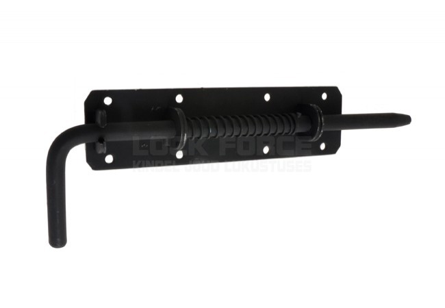 SPRING LATCH BOLT 285 MM BLACK