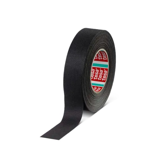 tesa® tekstiilisoleerteip +125°C 25mx19mm, must