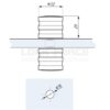 DOOR KNOB Ø32 CDA MODENA KH18-32SSS