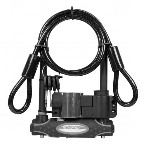 Master Lock U-rattalukk kaabliga
