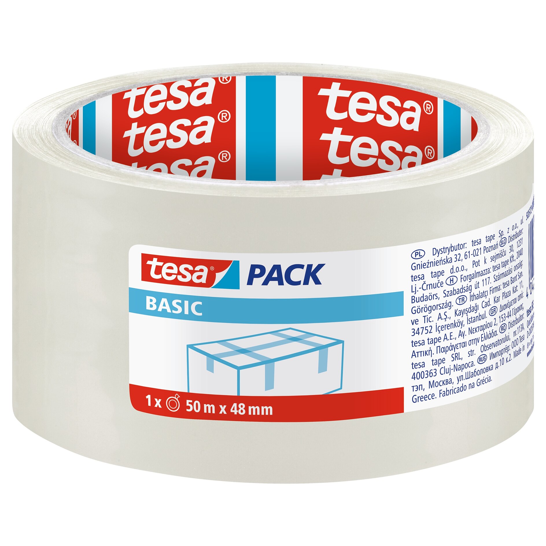 tesapack basic läbipaistev