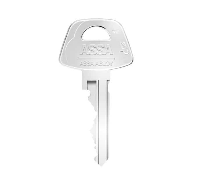 Assa Abloy kaardiga kaitstud d12-seeria võti koos valmistamisega