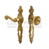 DOOR HANDLE WITH KNOB 92 PZ BRASS, RIGHT