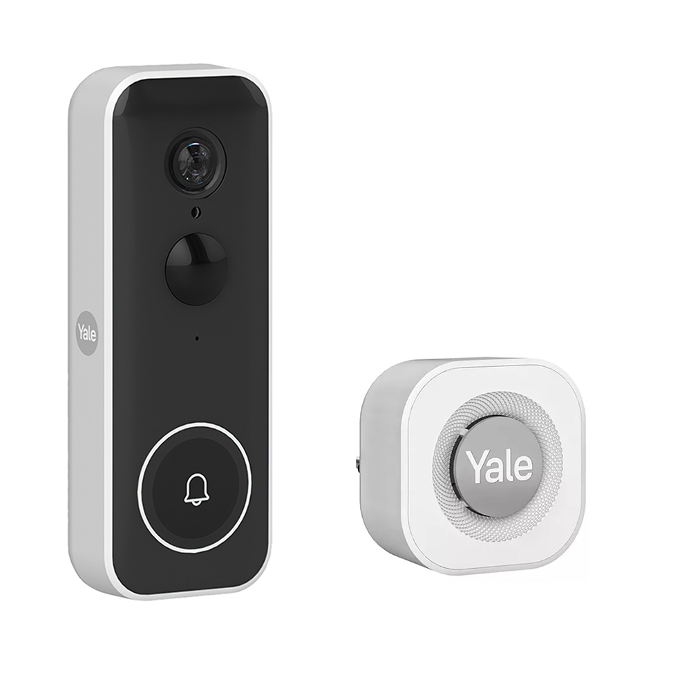 Yale kaameraga nutikas uksekell + uksekella kõlar