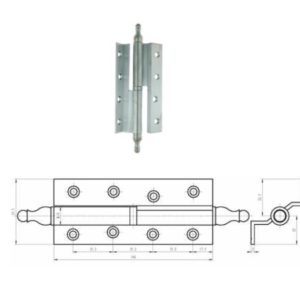 Uksehing mantel laagriga UH140x61,5