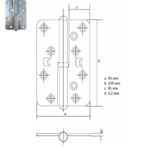 Lehthing UH130x38 laagriga