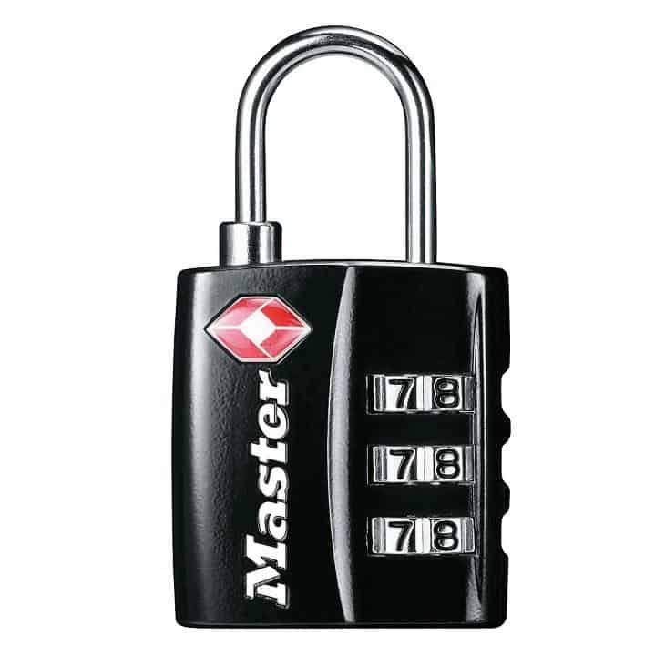 Master Lock 4680 Travel Sentry tabalukk koodiga