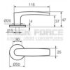 UKSELINK ABLOY FORUM 4-008 ZN/MUST DIY, 40-60 MM UKSELE
