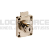 RIM LOCK 850, Ø19X22, W/TWO TURNS & LONG LATCH, NPL, CK SISO