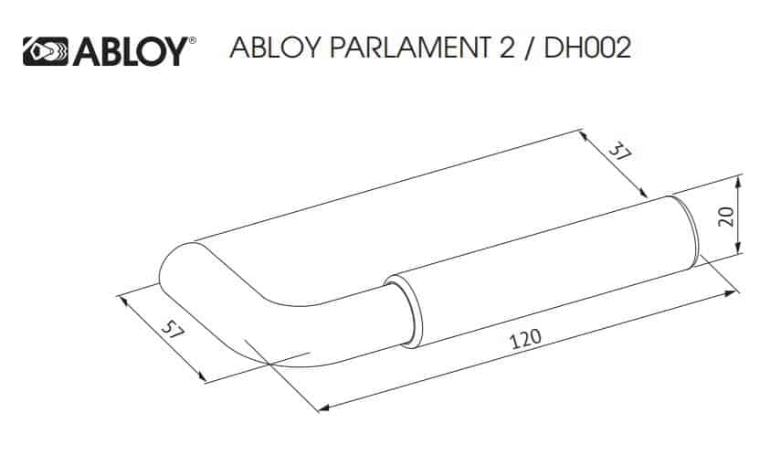 Ukselingid Abloy Parlament 2/007 sileuksele