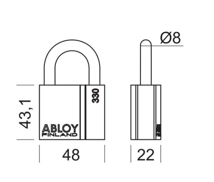 Tabalukk Abloy PL330