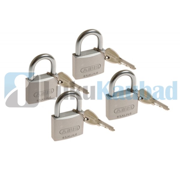 Tabalukud ABUS TITALIUM 727TI/40 (4tk ühel võtmel, 5 võtit)