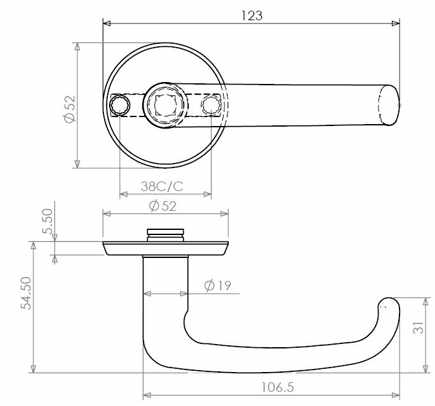 Ukselingid 640 CR