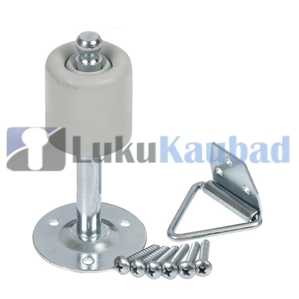 Uksetõkis silmusega 881/100 mm ZN põrandale