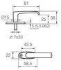 AKNALINK ABLOY 55/152 PRIME MS/HA