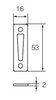 AKNALINK ABLOY 91 VASTUS 093 FE/CR