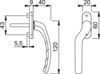 AKNALINK HOPPE 0710LVK/U71Z F1, VASAK