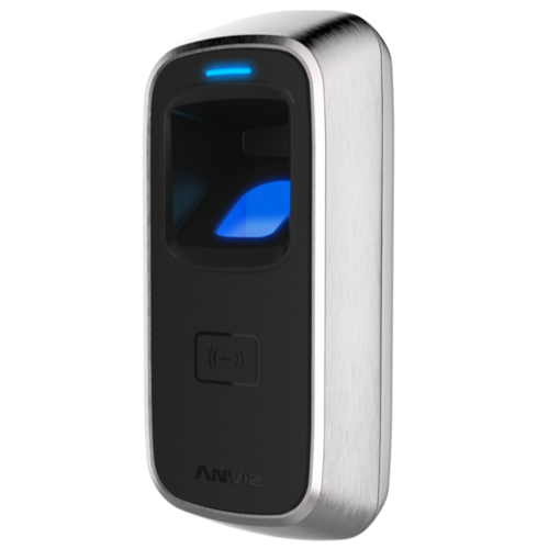 BIOMEETRILINE SÕRMEJÄLJELUGEJA FINGERTOUCH ANVIZ M5 PLUS, BLUETOOTH, WIFI + KONTROLLER SC 011 EM(125KHz) IP65