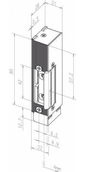 Elektriline Vasturaud EFF 142 U 12-24V AC/DC Vasak