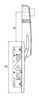 EVAKUATSIOONITEE PLASTKATE ABLOY 3005 DF930 (kiirriivile 3000, 3001)
