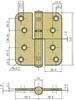 HING ABLOY 3248 110mm ZN VASAK