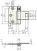 HING ABLOY 6540 KS VALGE
