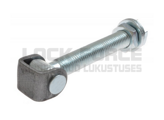 ADJUSTABLE WELDING HINGE M18 L-180 LONG