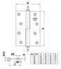 HING AMIG 1007 100x70x3 MS VASAK (POLEERITUD)