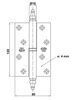 HING AMIG 415 120x80x4 LÄIKIV KROOM VASAK
