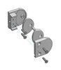 KLAASI KINNITUSKLAMBER ROCA RG-810 ZN/KROOM