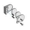 KLAASI KINNITUSKLAMBER ROCA RG-840 KROOM