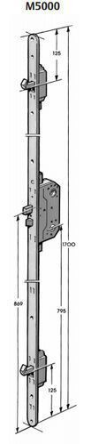 KOLMEPUNKTILUKK ASSA FIX 5000 (8765) L=1700mm