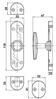 KREMOONI KÄEPIDE AMIG 8 ZN (118x32mm)