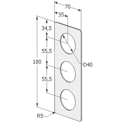 KÜLJEKATTEPLAAT ABLOY 451 MS MESSING