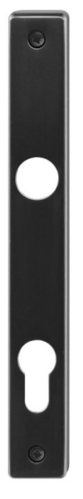 LINGIPLAAT ALUX X 85PZ MUST (paar) 220x29x8mm
