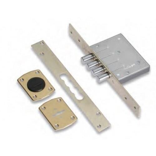 LISALUKK SECUREMME 2020 HÕBEDANE (4 poldiga) 60mm backset, 5 võtmega