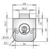 MÖÖBLILUKK ABLOY VEGA OF230N PROTEC