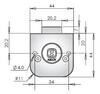 MÖÖBLILUKK ABLOY VEGA OF231N PROTEC