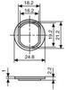 MÖÖBLILUKU ALUSPLAAT ABLOY 434613