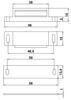 MÖÖBLIMAGNET AMIG 10 58x15mm VALGE