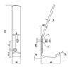 NAGI AMIG 11 VALGE 115x18mm