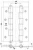 PENDELHING AMIG 3033 RT 180x133,5x3
