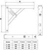 RIIULIKANDUR AMIG   8 VALGE 200x200mm (mitmes asendis lukustuv)