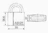 RIPPLUKK ABLOY PL 350/25C CLASSIC